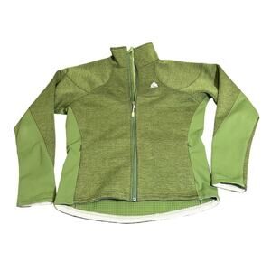 Y2K Nike ACG Green Tech Fleece Full-Zip Sweater Size Small Athletic‎